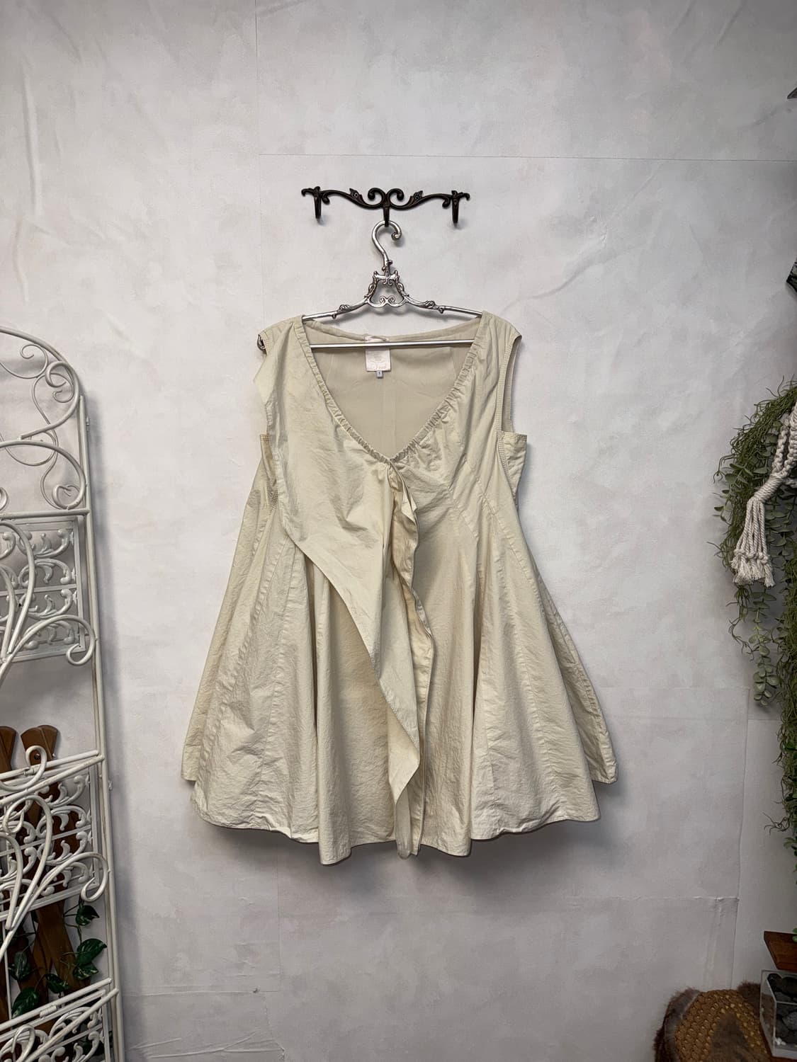 O’2nd ivory draped pleats balloon ops 상품이미지1