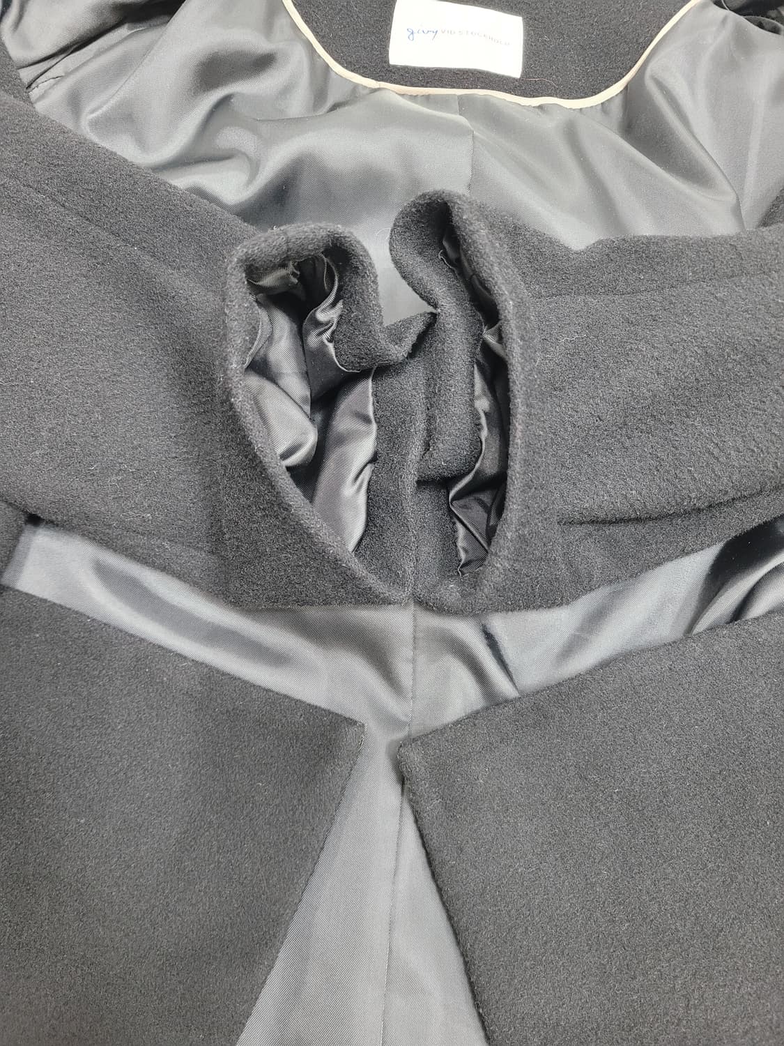 GIVY 기비 울 하프 코트 /  여 67호(88-92-165) 블랙
 상품이미지6