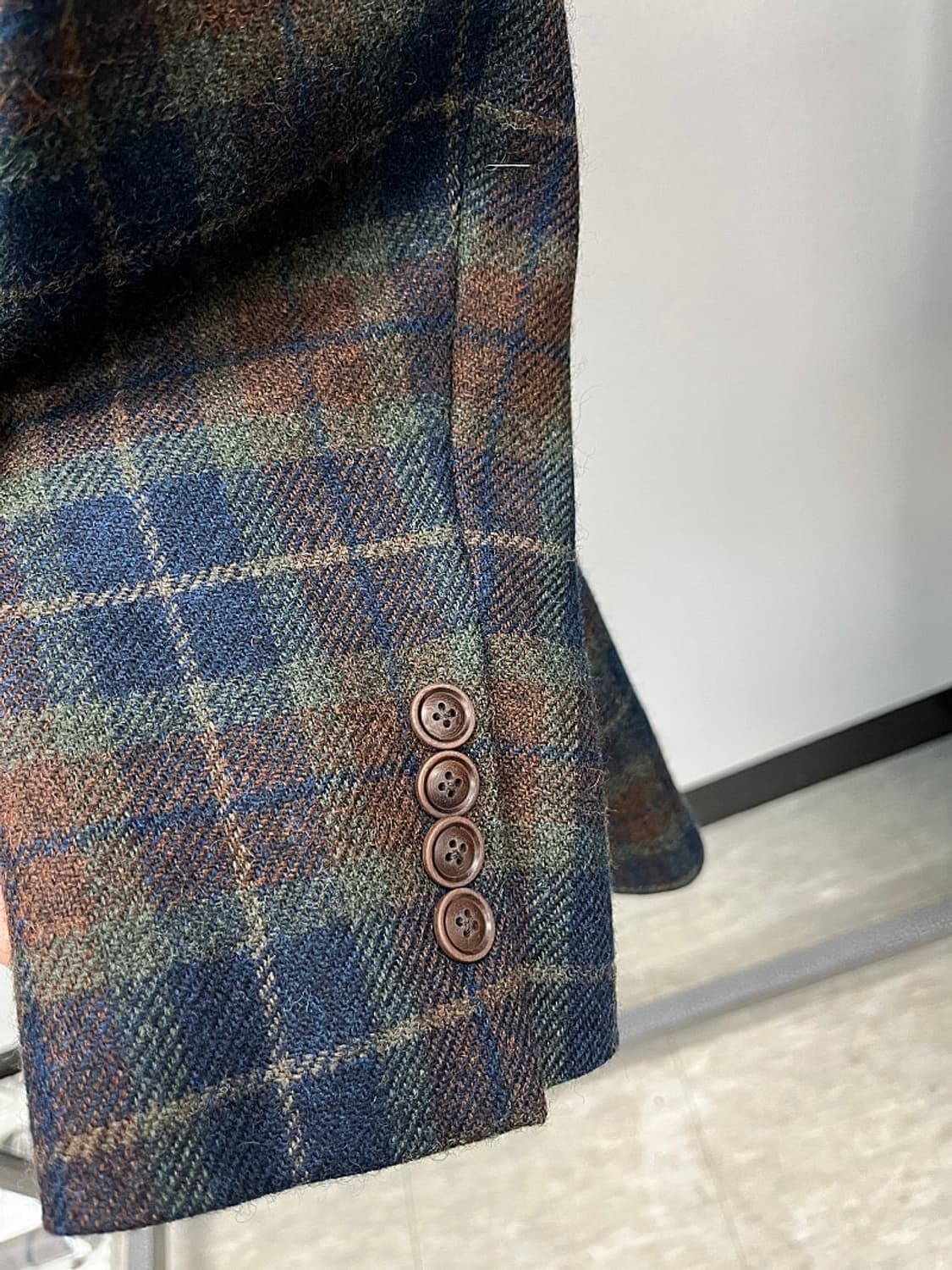 105) 브룩스브라더스 체크 울자켓  상품이미지4