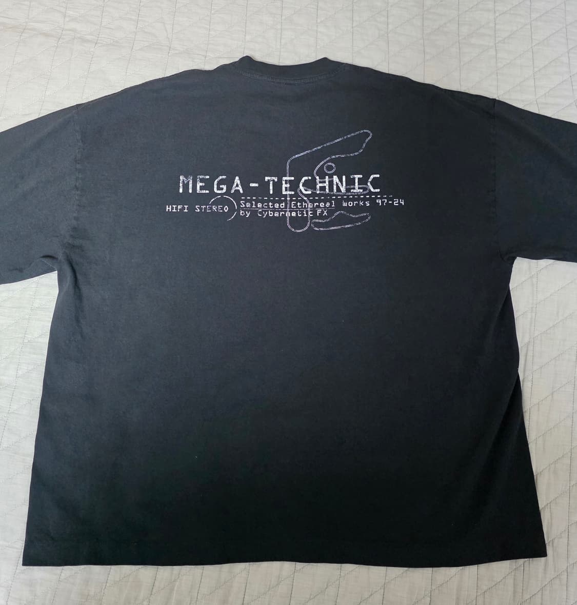 [XL] 공각기동대 부틀렉 이더리얼 스튜디오 흑백 블랙 티셔츠 상품이미지4