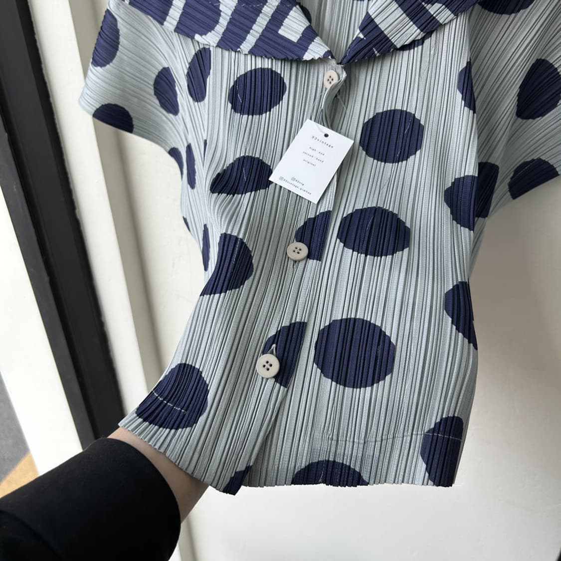 16475 - 이세이 미야케 플리츠 플리즈 도트 반팔 상품이미지3