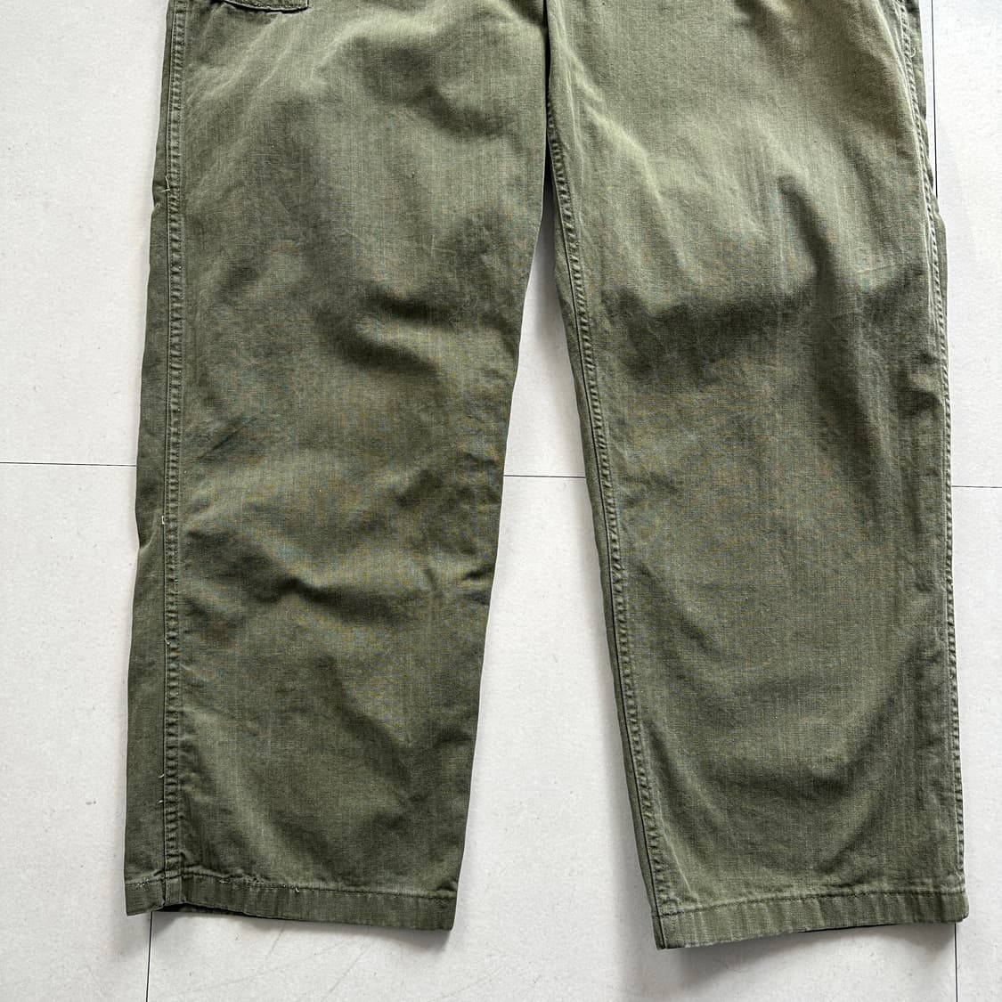 [희귀/W44] 40s 미군 M-43 HBT 13스타 버튼 팬츠 상품이미지3