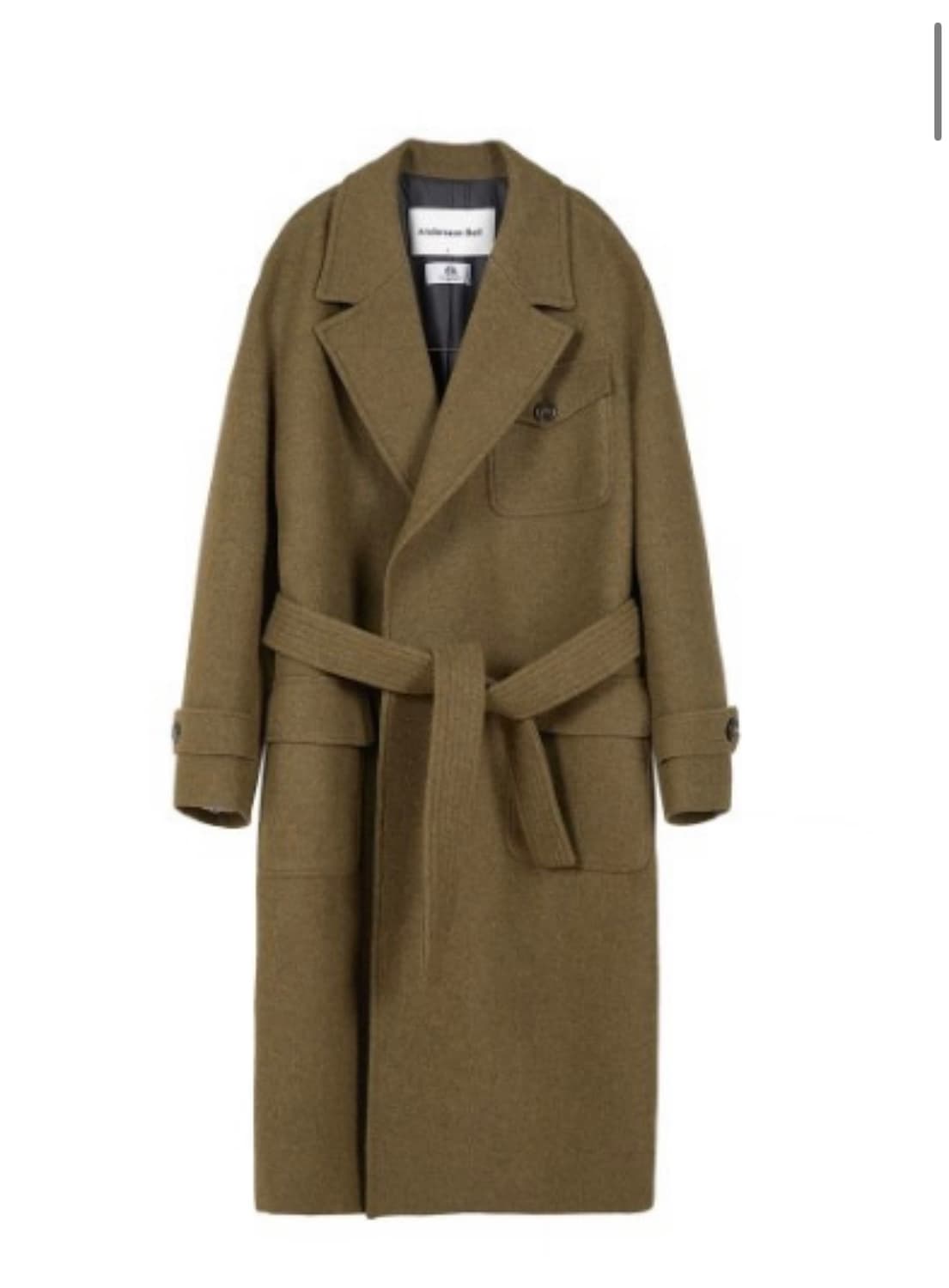 앤더슨벨 유니섹스 밀리터리 로브 코트 판매합니다. 상품이미지4