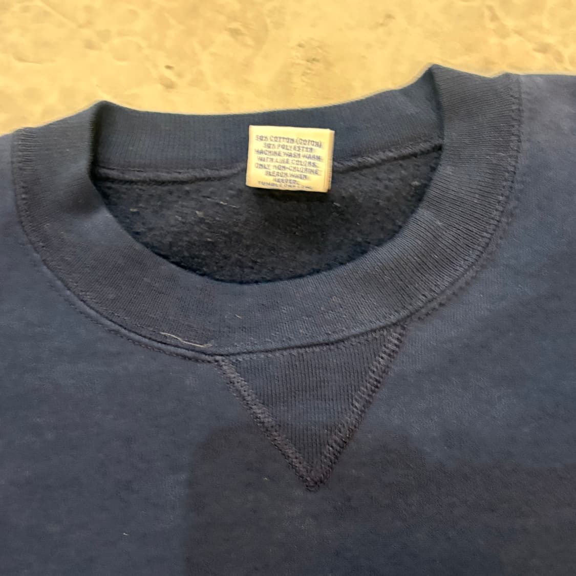 [L] 러셀 스웻 셔츠 맨투맨 네이비 USA 상품이미지2