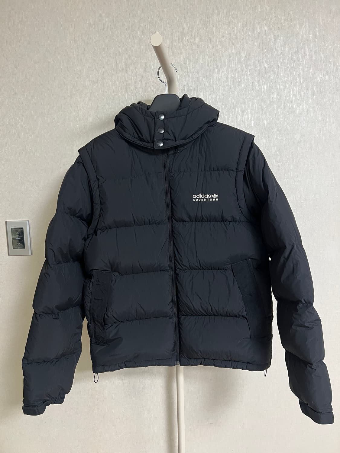 adidas Adventure Hooded Puff Jacket - Bl 상품이미지2