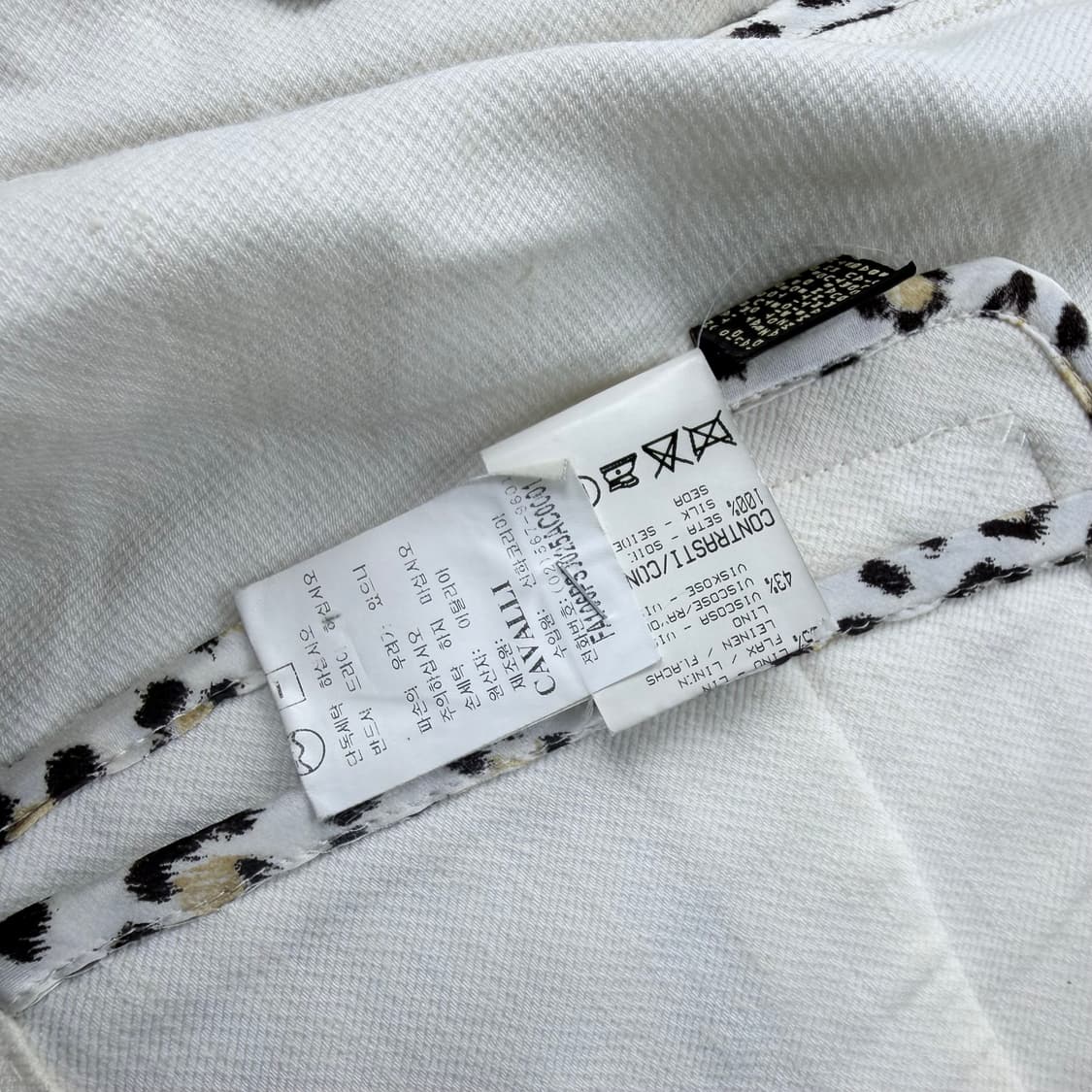 로베르토카발리 금장버클 린넨 자켓 상품이미지6