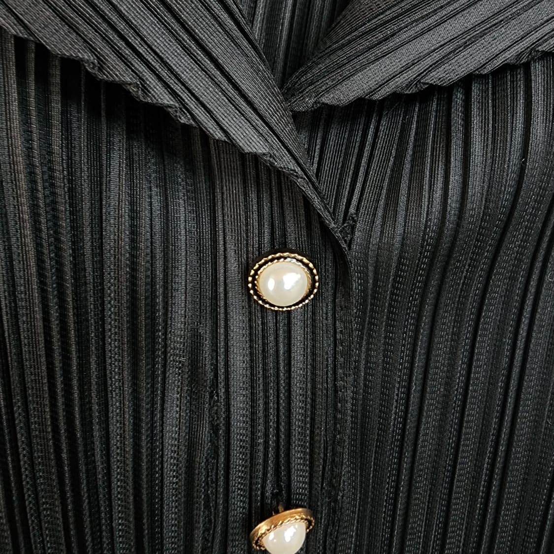 플리츠 롱 원피스 블랙 상품이미지3