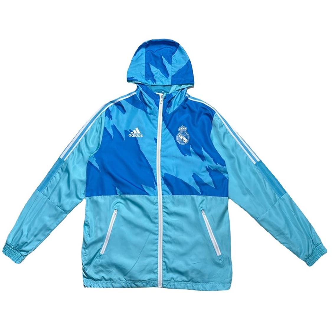 ADIDAS 레알 마드리드 윈드브레이커 자켓 블루 XL 상품이미지1