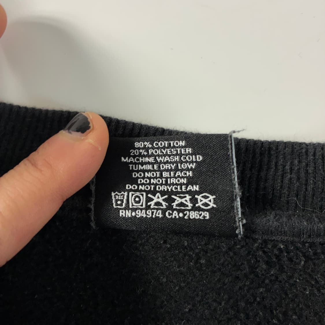 Stussy  스투시 베이직 스탁로고 블랙 맨투맨   상품이미지7