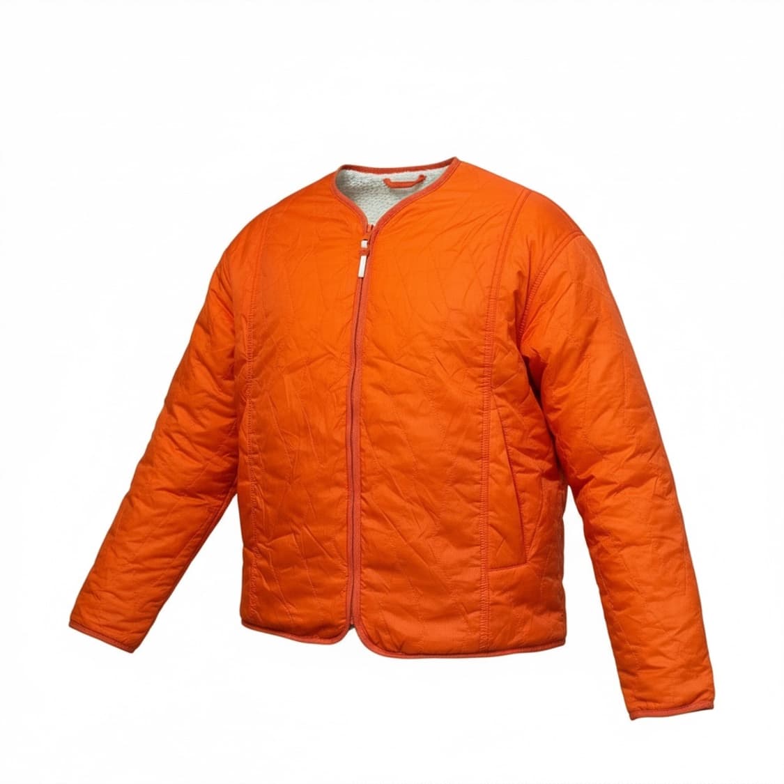 스파이더 오렌지 양면 퀼팅 플리스 자켓 상품이미지1