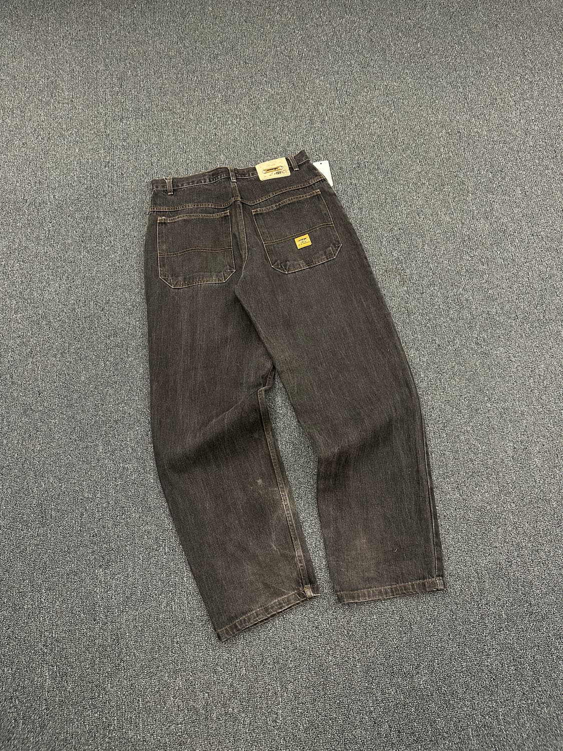 34) SOHK 스쿨오브하드낙 y2k 힙합 흑청 데님팬츠 상품이미지3