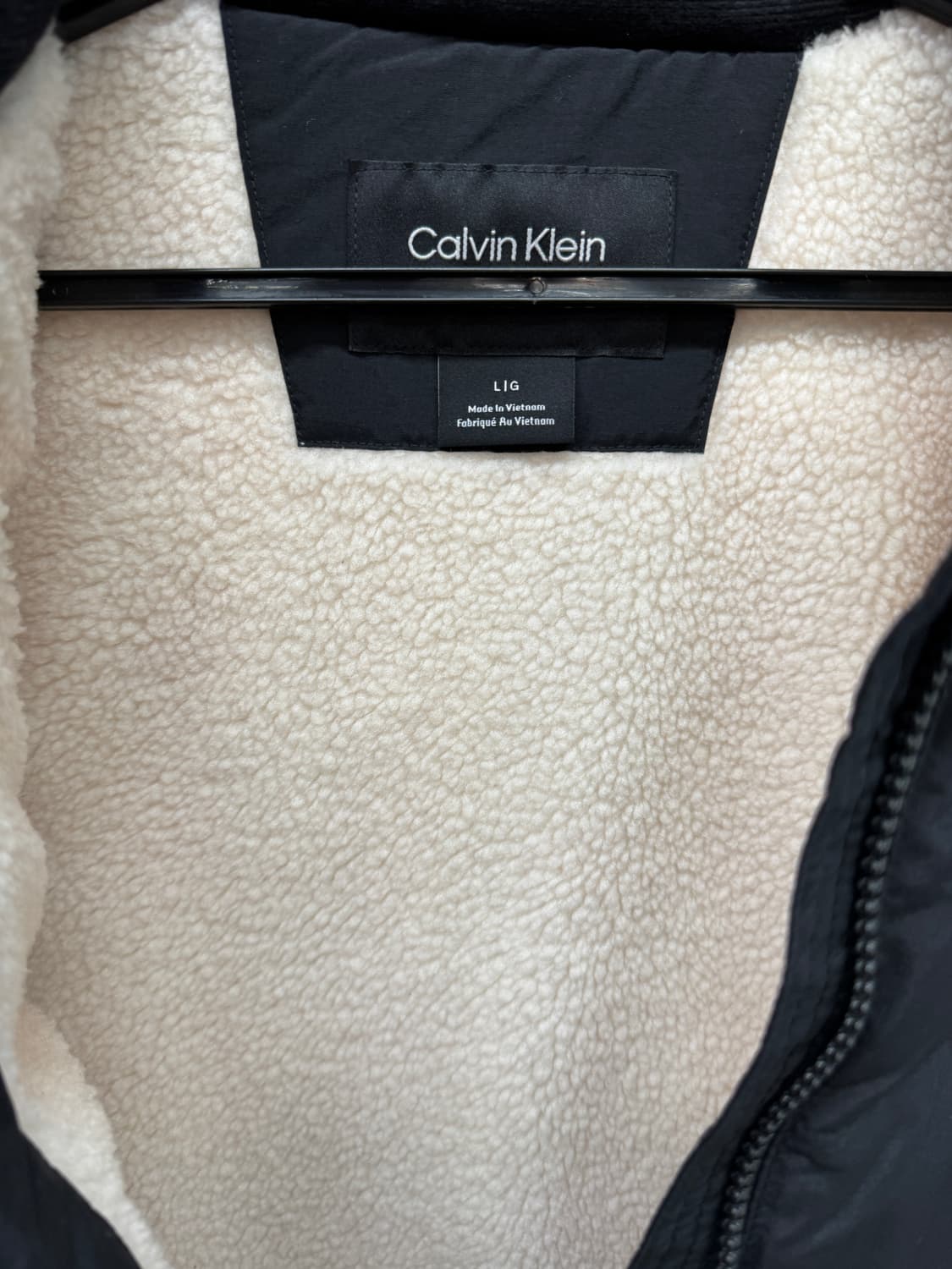 L 캘빈클라인 퍼포먼스 패딩 조끼 블랙 상품이미지6