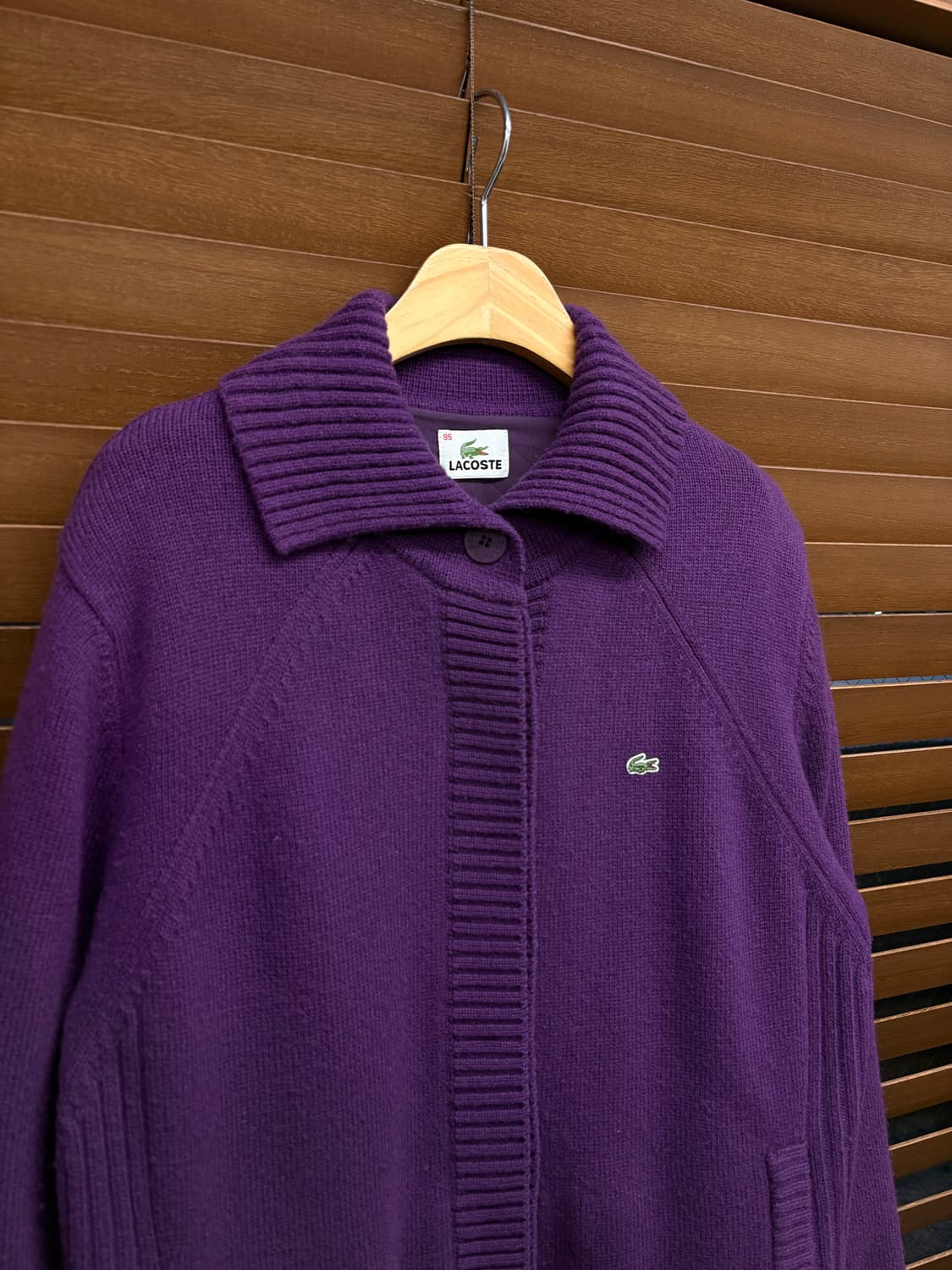 라코스테 버튼 집업 니트 상품이미지5
