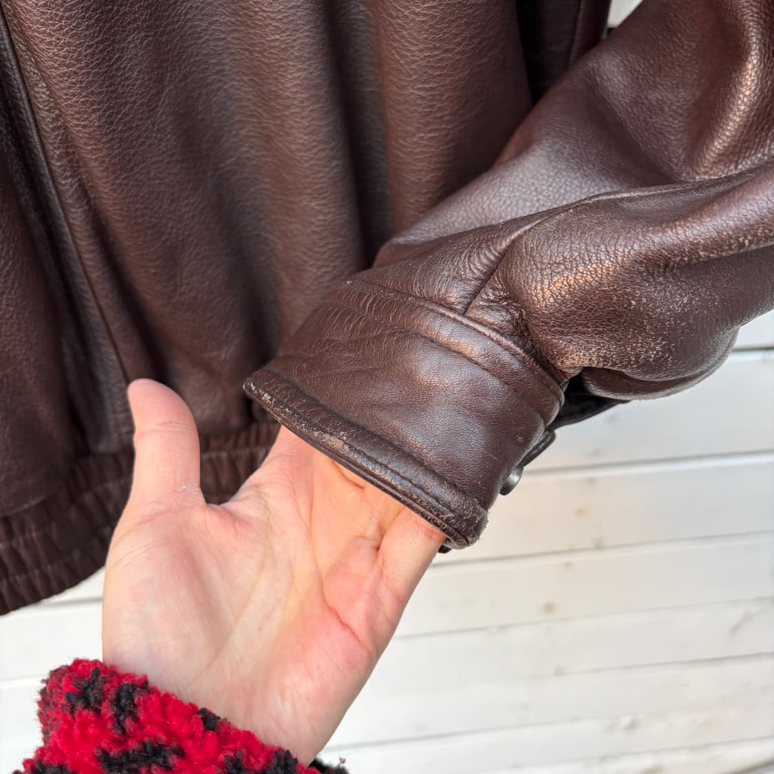 The Hunt 더헌트 레더 가죽 자켓 상품이미지10