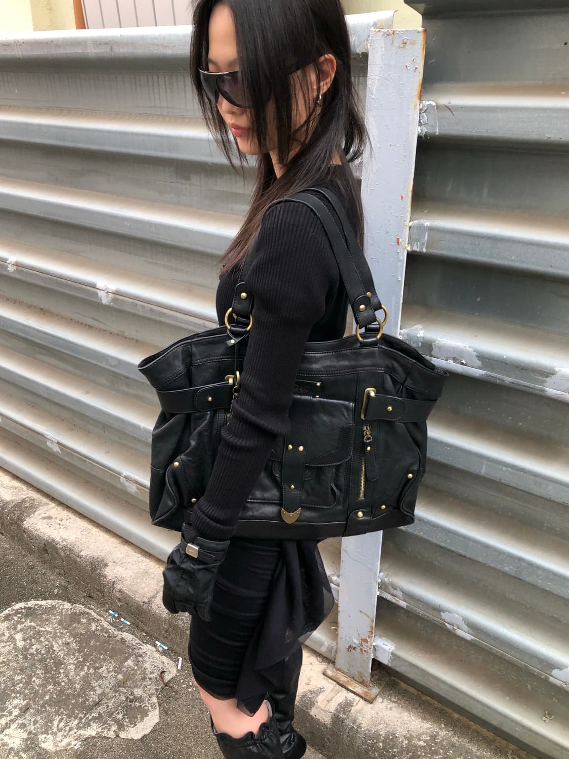 돌체 앤 가바나 레더 숄더백 상품이미지3