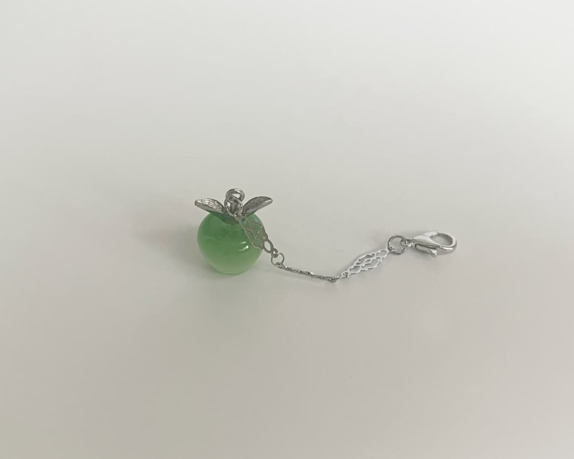 Green Apple Bookmark/Keyring (handmade) 상품이미지6
