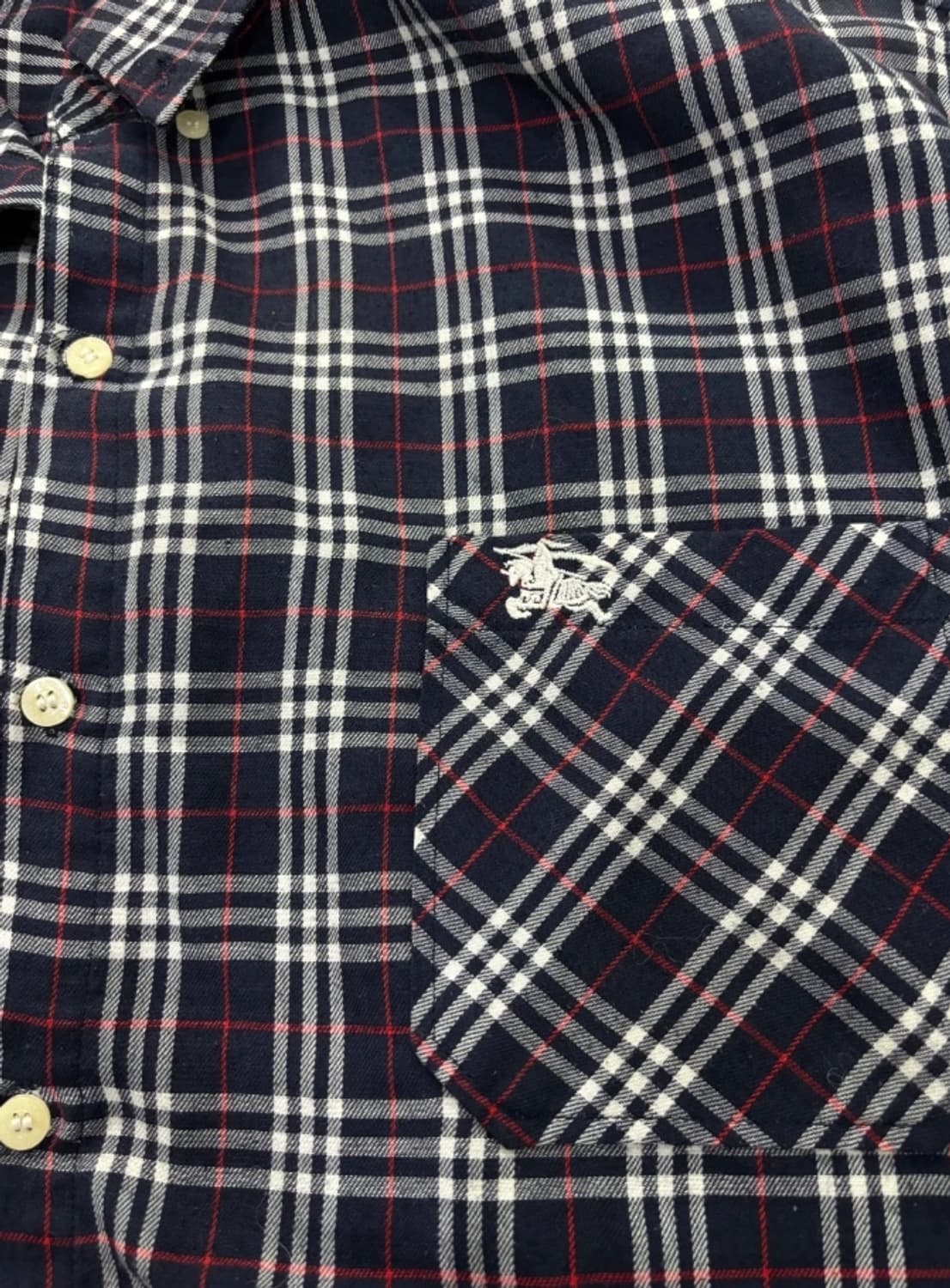 버버리 깅엄 체크 셔츠 110~115 상품이미지6