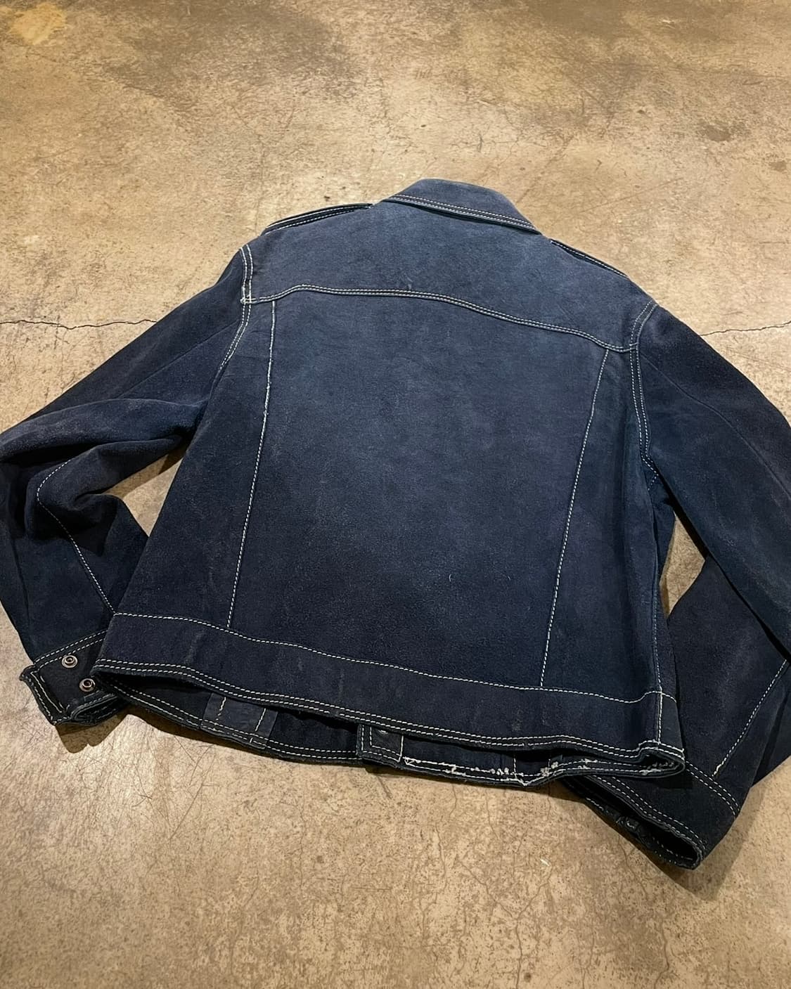 70’s 스웨이드 레더 자켓 (B5127) 상품이미지7