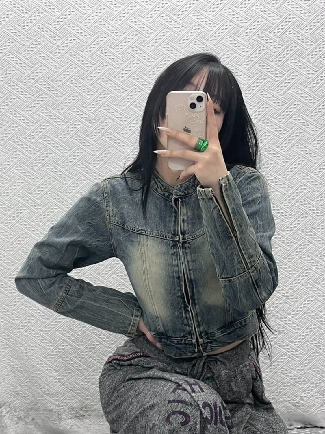 블랙업 클레븐 빈티지 워싱 데님 자켓 S C08382 상품이미지1