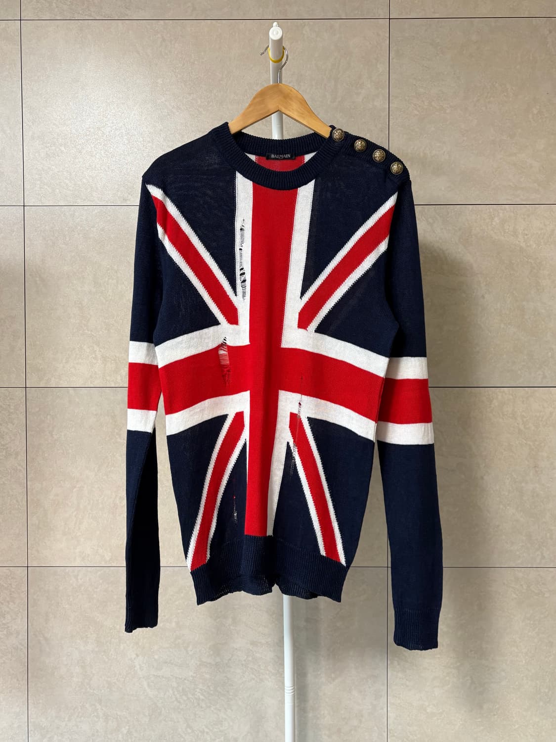 발망 16ss 유니언잭 디스 니트 상품이미지2