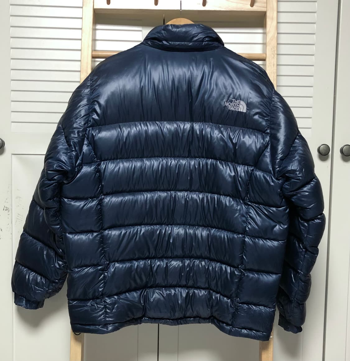 노스페이스 패딩 700 네이비 구스다운 110 자켓 상품이미지3