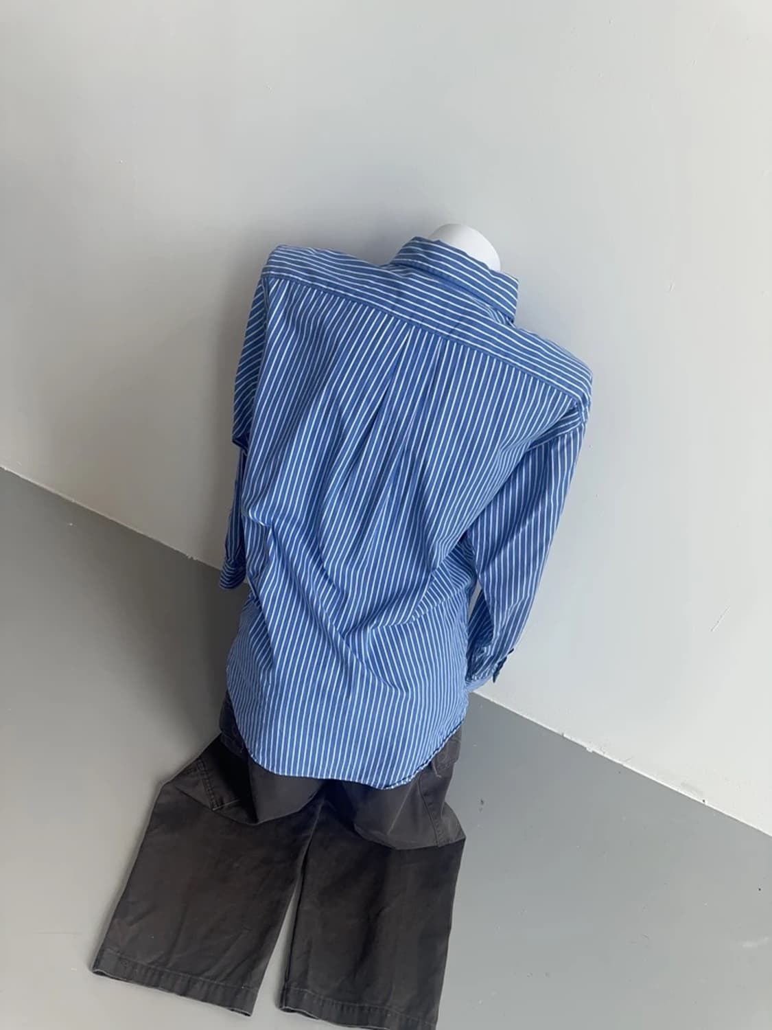 폴로 랄프로렌 스트라이프 블루 셔츠 상품이미지2