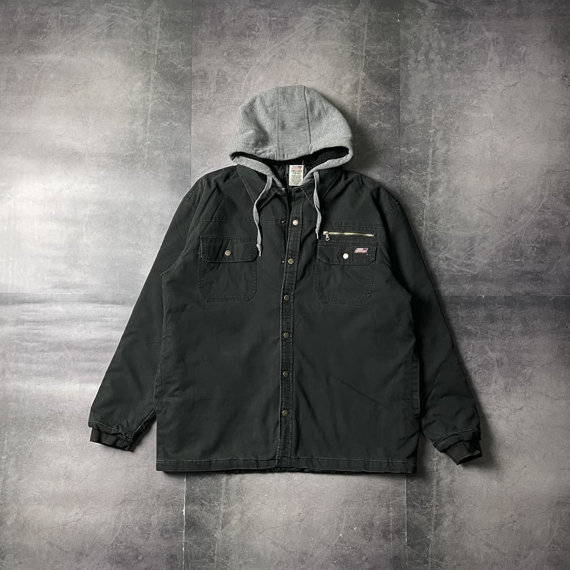 DICKIES 디키즈 빈티지 블랙 후드 집업 자켓 A00804 상품이미지1