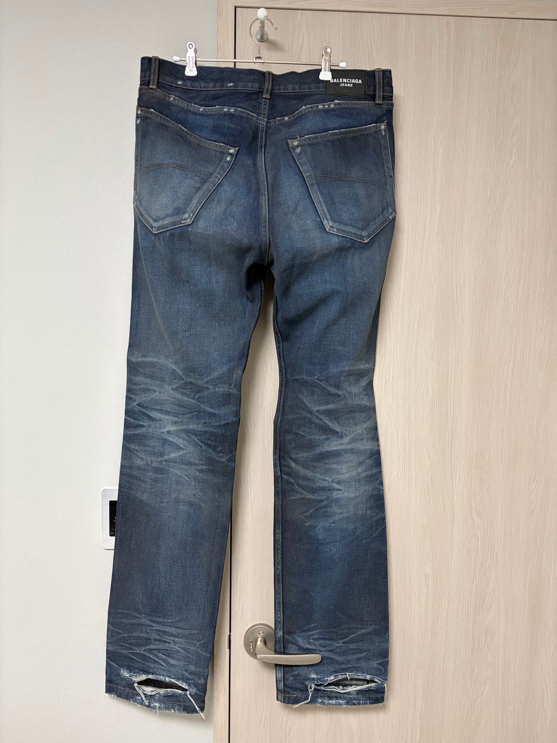 발렌시아가 디스 워시드 데님 청바지 32 상품이미지2