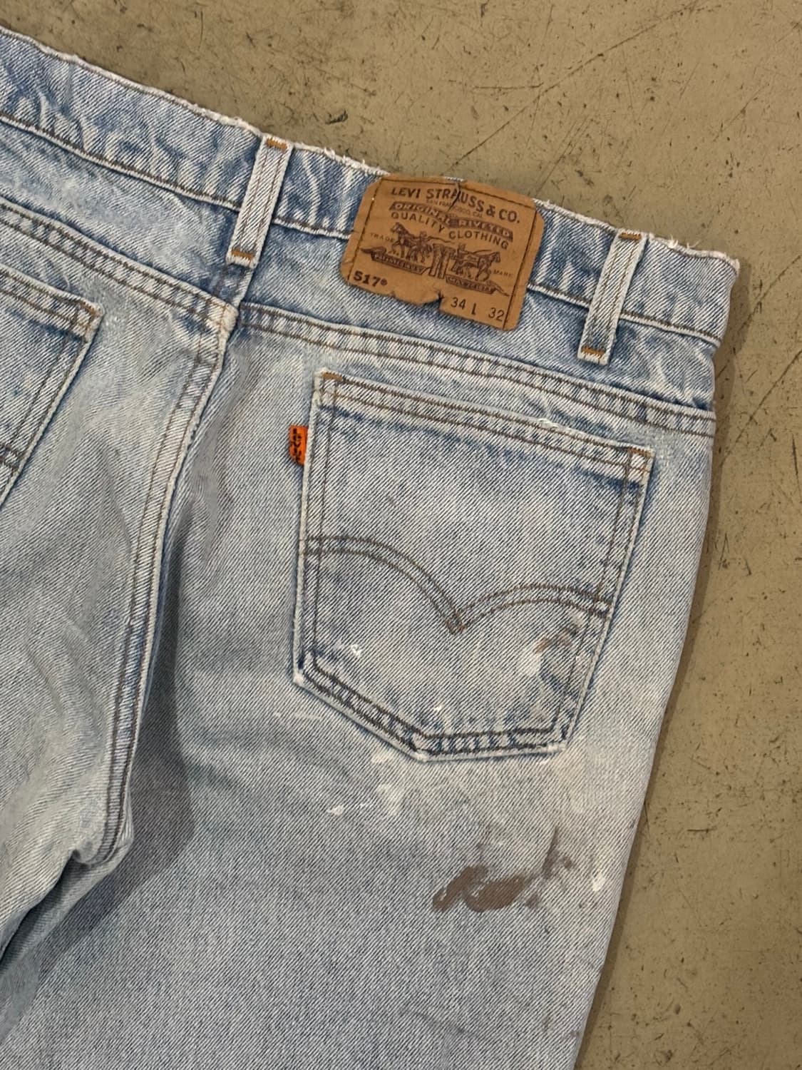 90‘s MADE IN USA 🇺🇸 리바이스 517 부츠컷 오렌지탭 상품이미지8