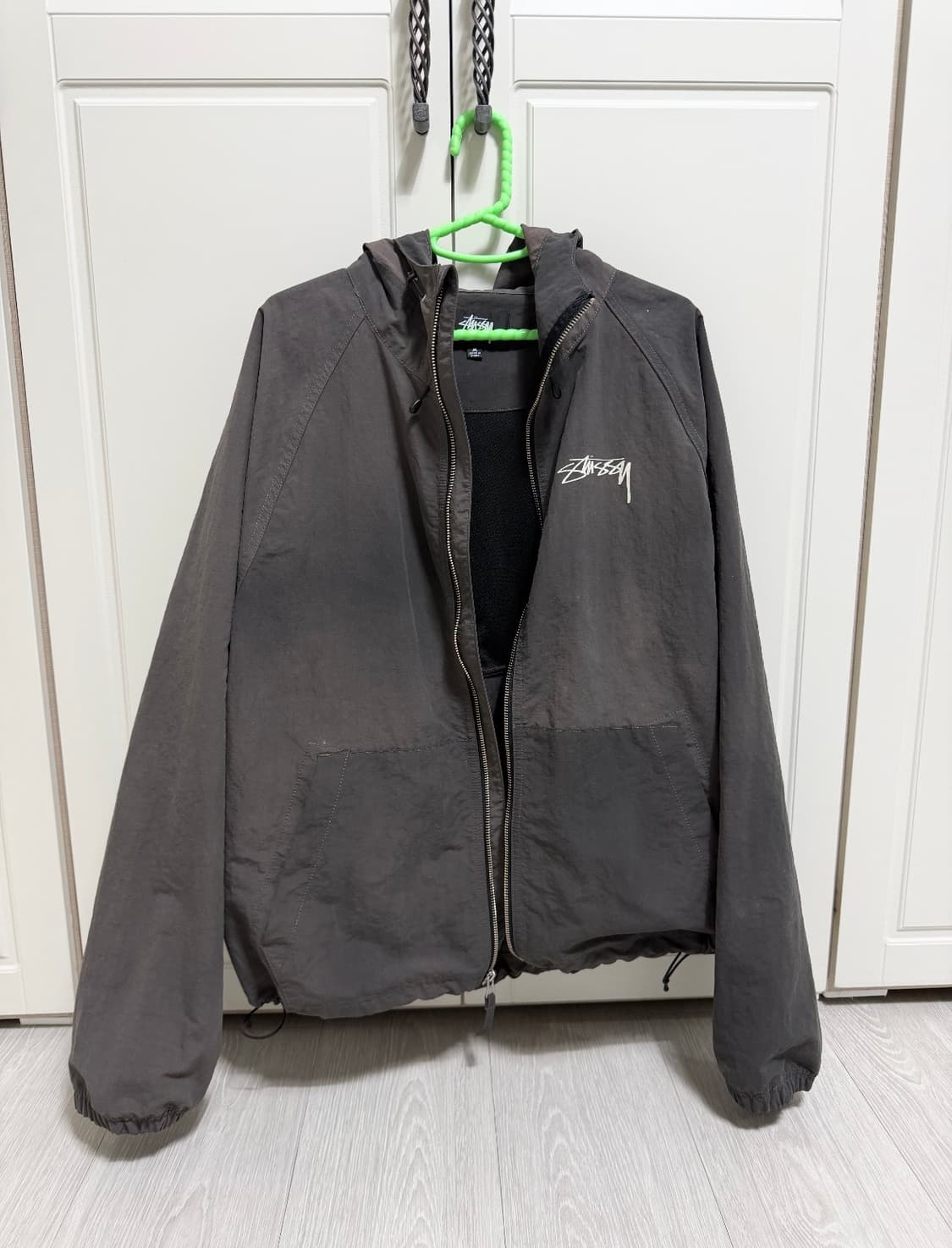 스투시 웨이브 다이 비치 쉘 자켓 블랙 바람막이 M 상품이미지1