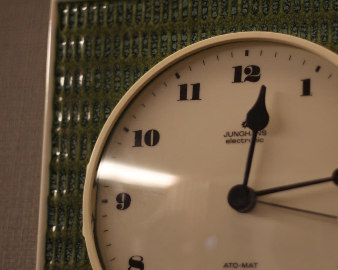 [Junghans] 융한스 빈티지 포셀린 ATO-MAT 벽시계 상품이미지4