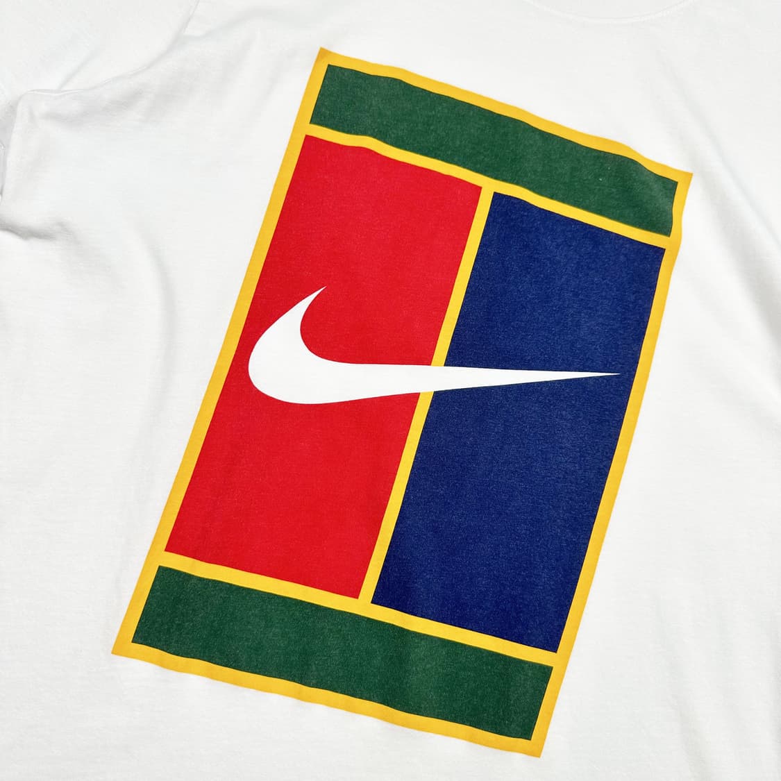 나이키 테니스로고 반팔티 화이트  L 상품이미지3