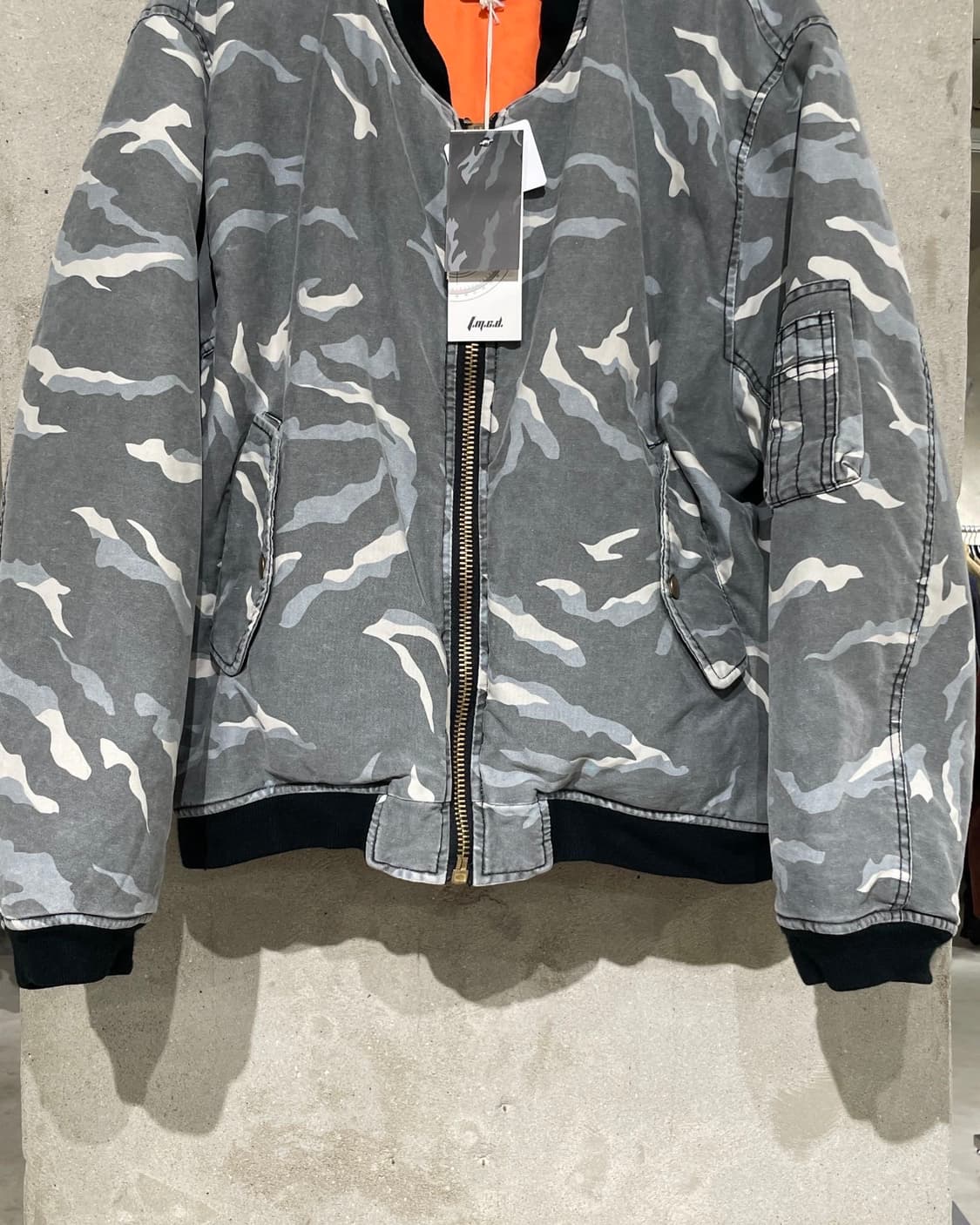 카미야 카모 플라쥬 ma-1 리버시블 자켓 상품이미지3