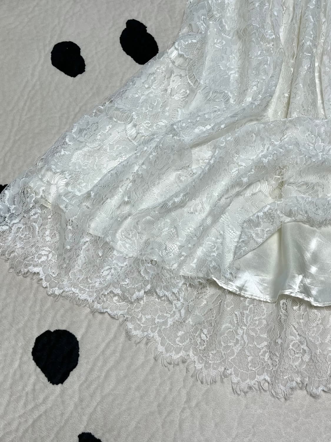 vintage laced long skirt 상품이미지2