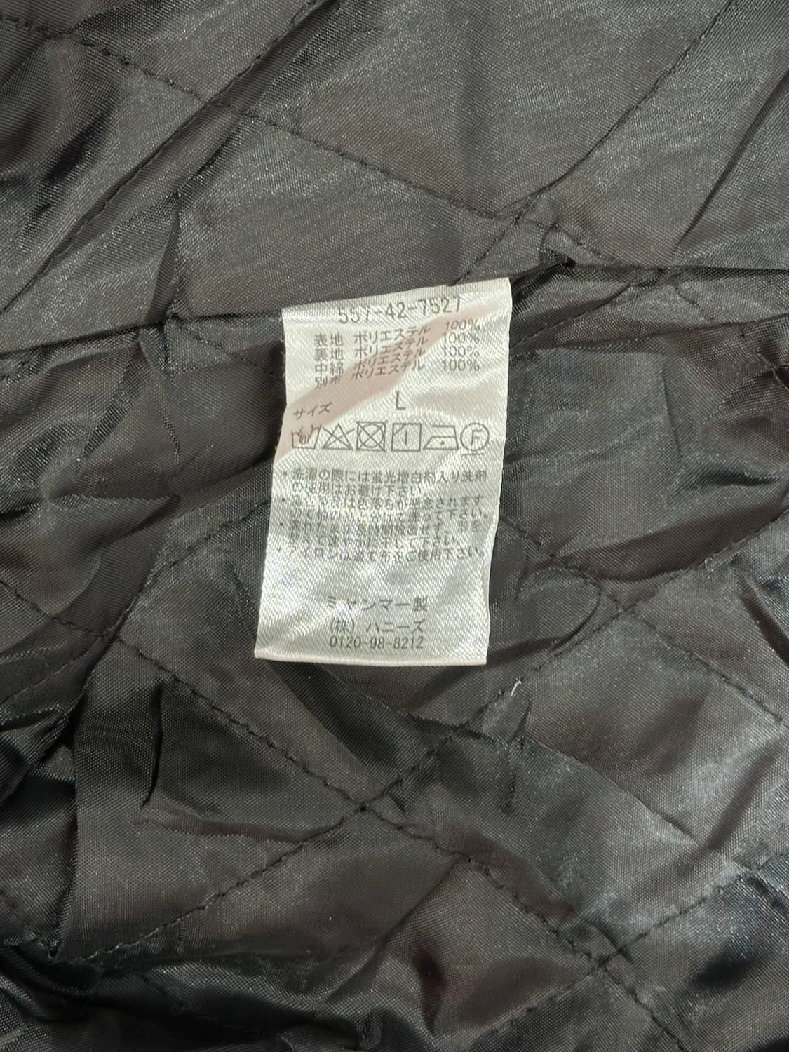 일본 빈티지 COLZA 블랙 자수 스카잔 봄버 항공 잠바 L 상품이미지7