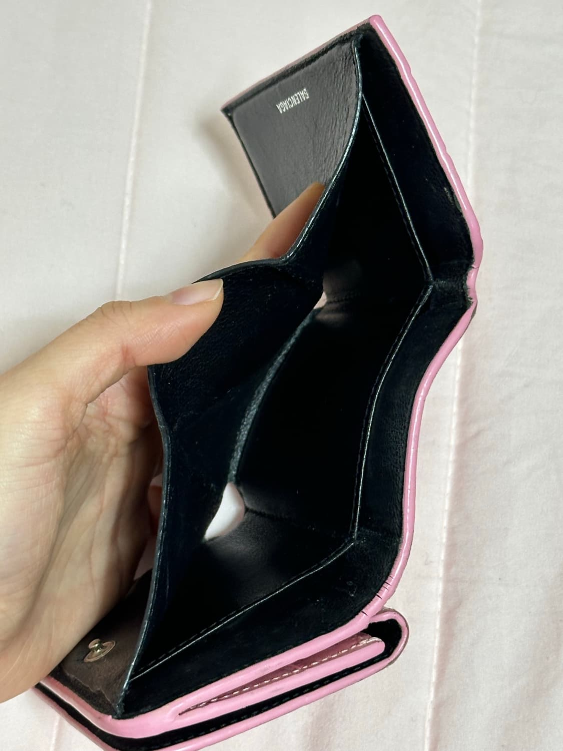 발렌시아가 핑크 미니지갑 상품이미지5