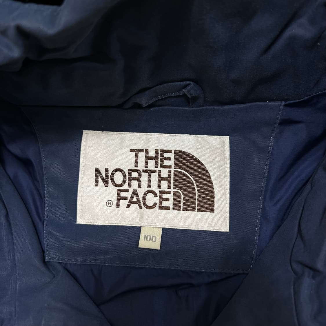 노스페이스 화이트라벨 여성 바람막이 후드자켓 [네이비] L/100 상품이미지5