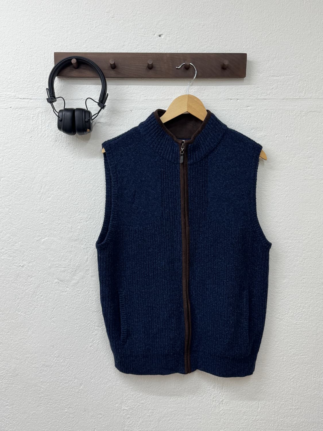 엘엘빈 니트 조끼 집업(T33) 상품이미지1