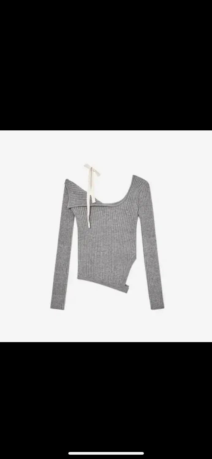 beglony 글로니 아이사 isa 니트 그레이 상품이미지1