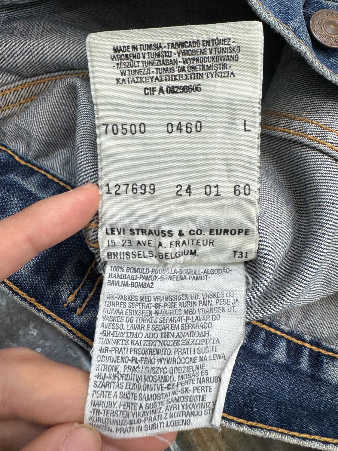 리바이스 70500-04 써드 데님 트러커 자켓 상품이미지8