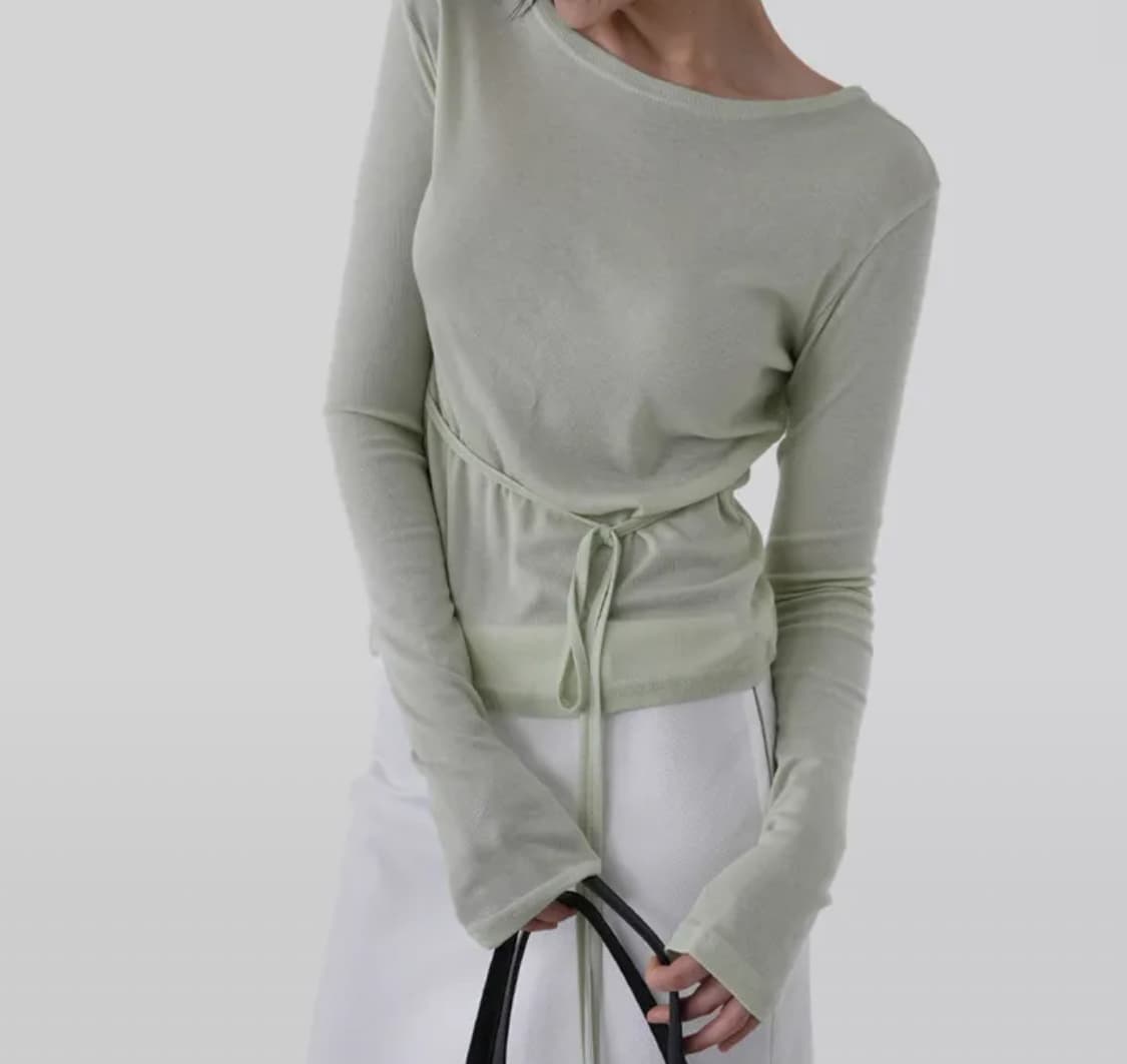 릿킴 텐셀스트랩 티셔츠 퍼플 상품이미지5