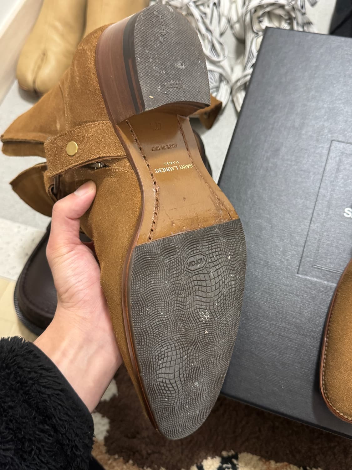 생로랑 첼시부츠(와이어네트 42.5)-백화점 구매 상품이미지3