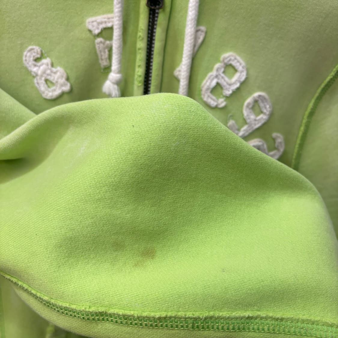 아베크롬비 y2k 빈티지 라이트 그린 후드집업 S 상품이미지9