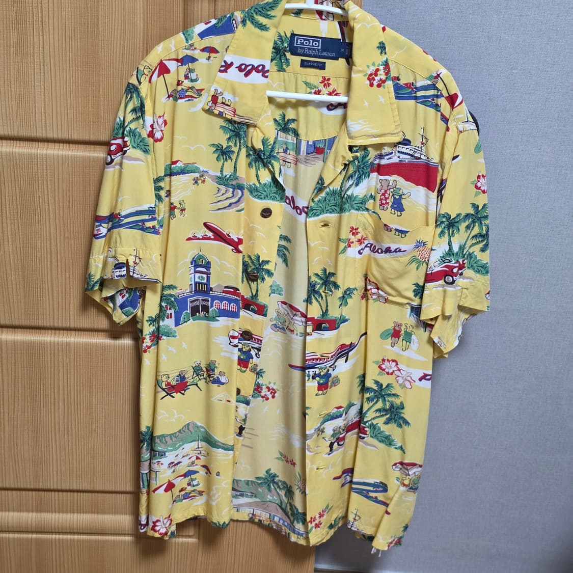 (M)폴로베어 하와이안 셔츠 상품이미지2