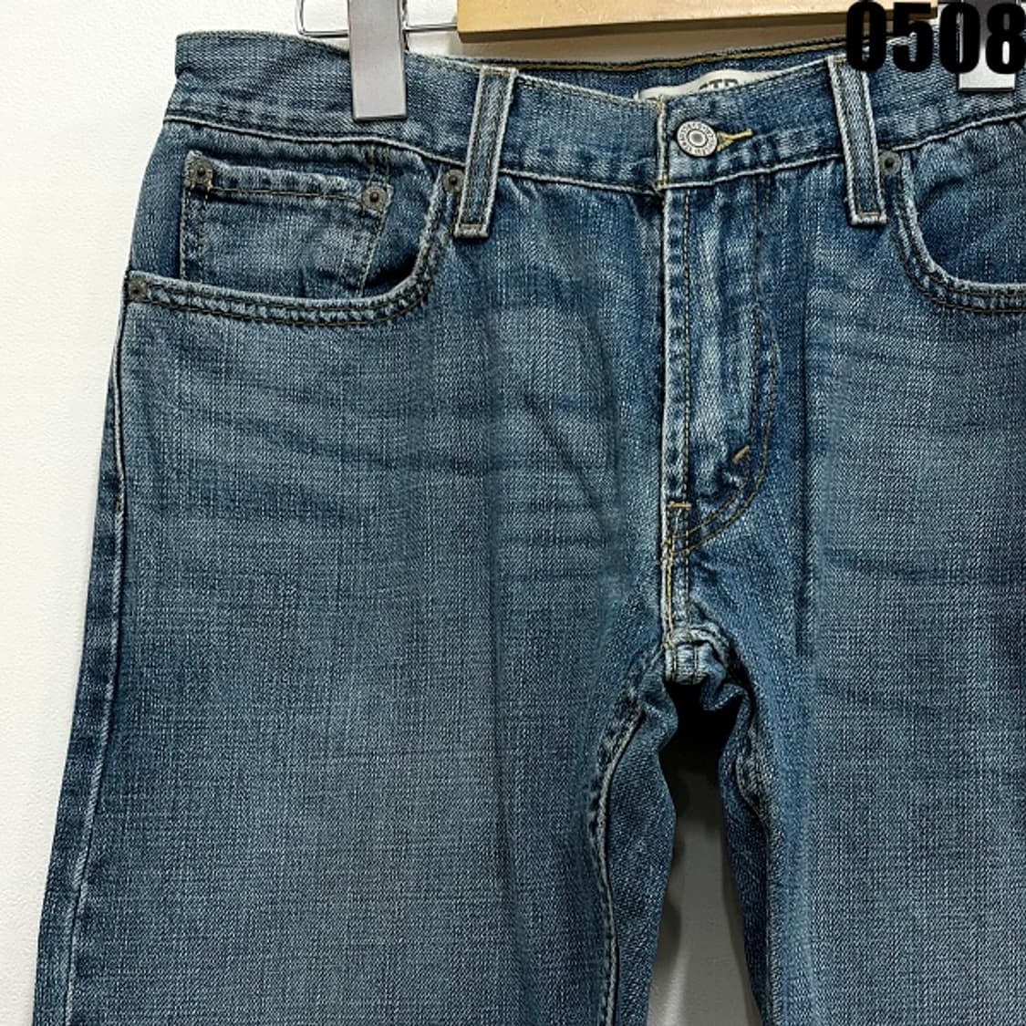 리바이스 514 워싱 슬림 스트레이트 데님 팬츠 W32L34 0508  상품이미지3