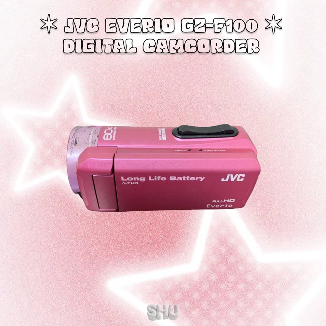 JVC 에브리오 GZ-F100 빈티지 디지털 캠코더 핑크 상품이미지6