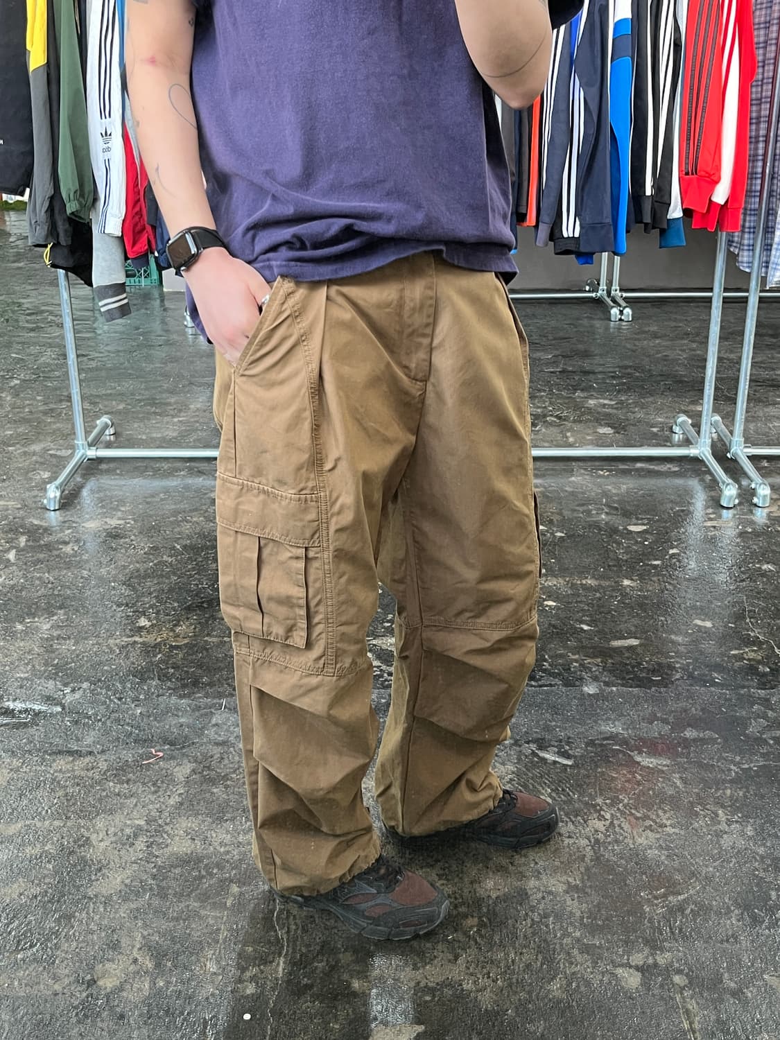 인템포무드 파라슈트 카고 팬츠 상품이미지4
