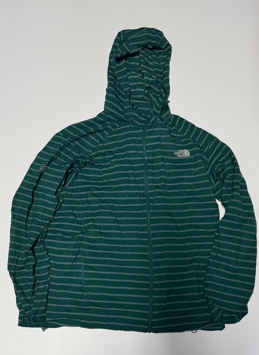 희귀!! 노스페이스 초경량 스트라이프 후드 바람막이 L 상품이미지1