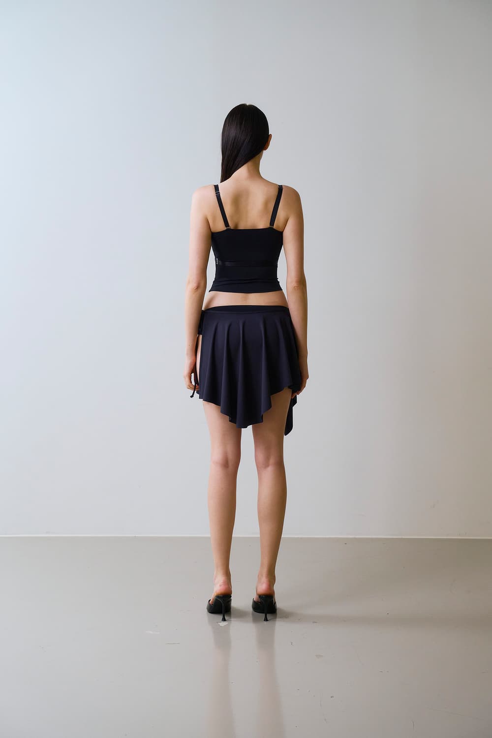 비나제이 수영복 언발 러플 스커트 커버업 새상품 상품이미지3