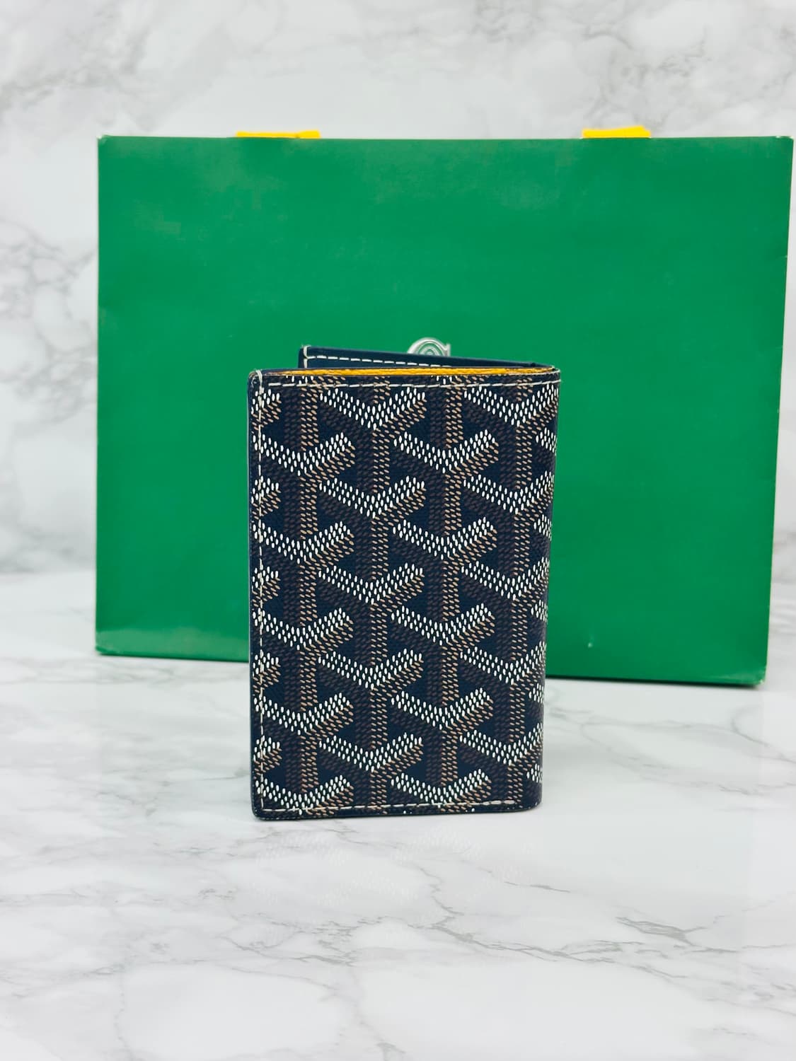 고야드 생피에르 카드지갑 네이비-12 상태  상품이미지3